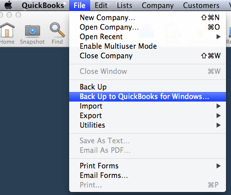Convert the files from Mac to Windows - Screenshot