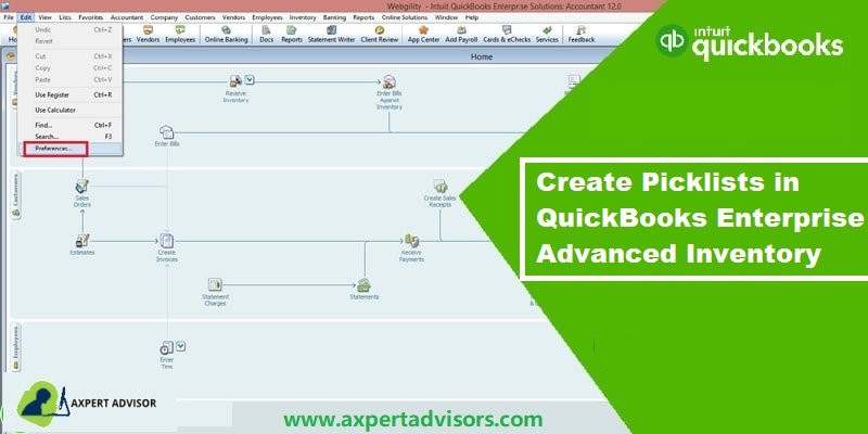 How to Create Picklists in QuickBooks Enterprise Advanced Inventory?