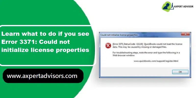 Troubleshooting QuickBooks Could Not Load The License Data (Error 3371) - Featuring Image