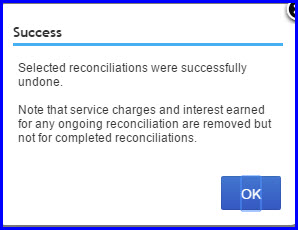 Reconcile-success-Screenshot