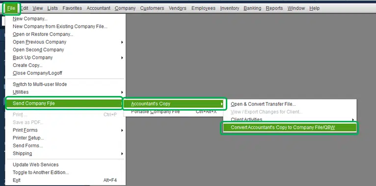 Convert accountant’s copy - Image