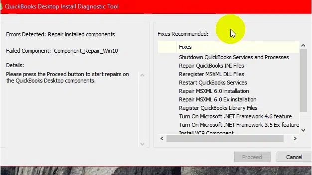 QuickBooks Install Diagnostic Tool - Screenshot