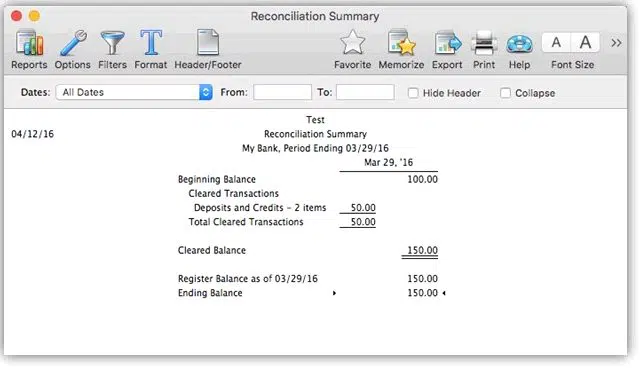 QuickBooks reconcile - Image 4
