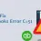 Troubleshooting of QuickBooks Error Code C=51 - Featuring Image