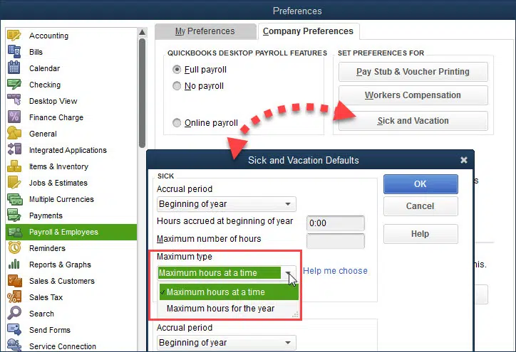 Sick and Vacation Pay Tracking - screenshot 1