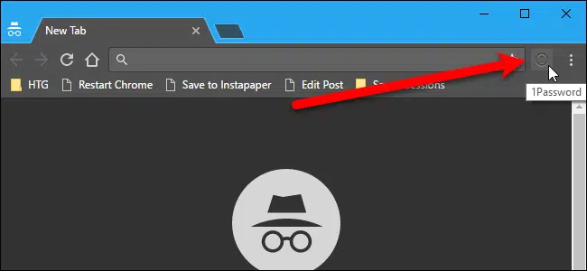 Using Incognito Window - Screenshot
