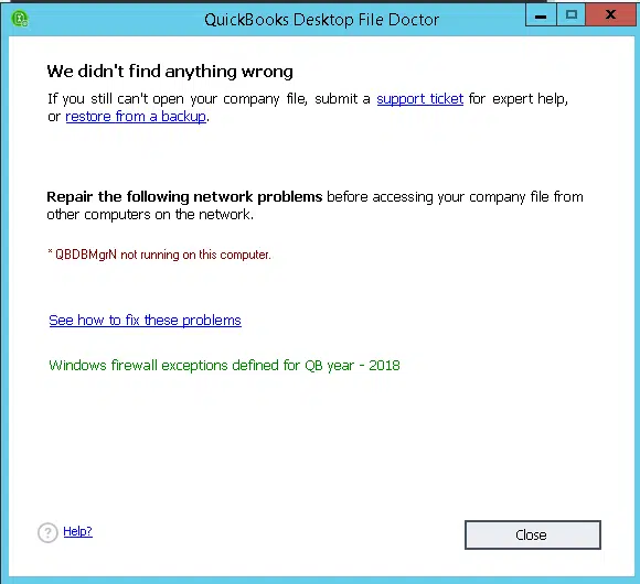 qbdbmgrn error- Screenshot 17