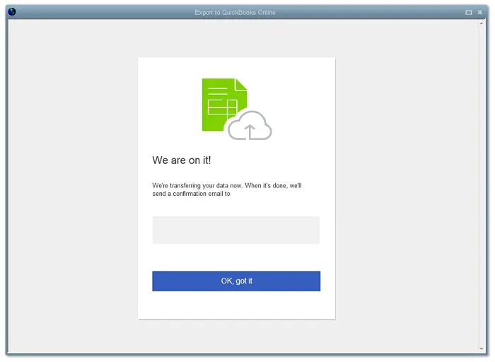 Export your QuickBooks online - Image 1
