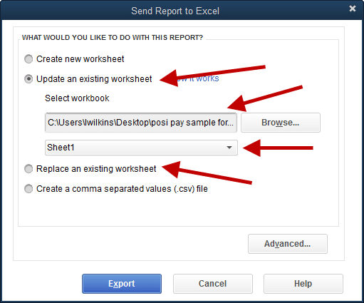 Export your reports and lists - Image 1