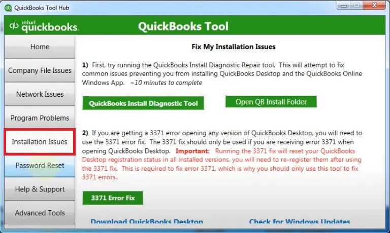Installation-Issues-tab-in-Tool-Hub-Image.jpg.webp