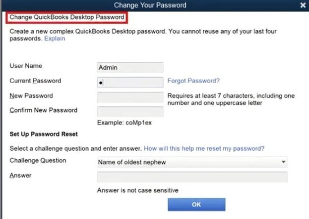 Change your password - Image