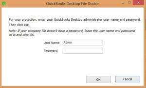 Enter the admin password in file doctor - Image