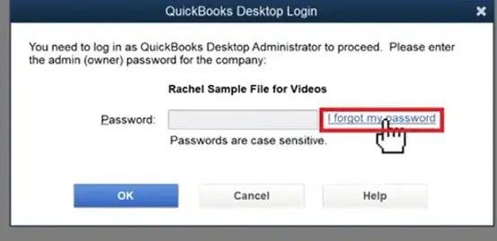 I forgot my password - Image
