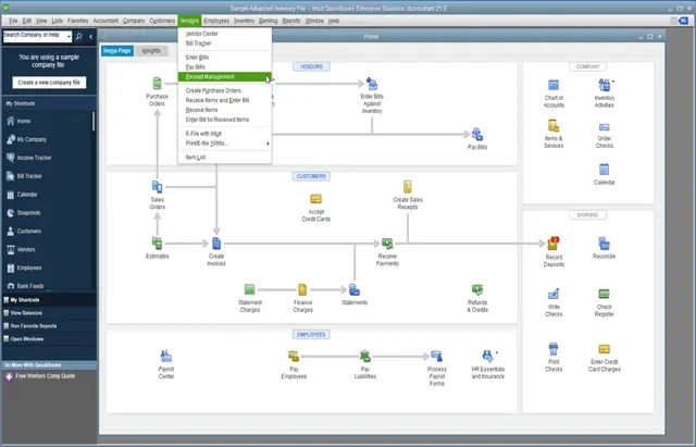 Receipt management - Screenshot