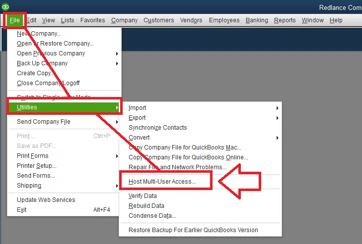 Host Multi-user Access in QuickBooks - Image