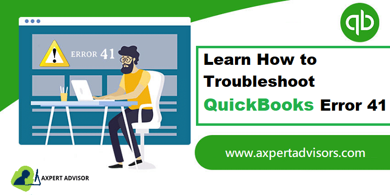 How to Resolve QuickBooks Error Code 41?
