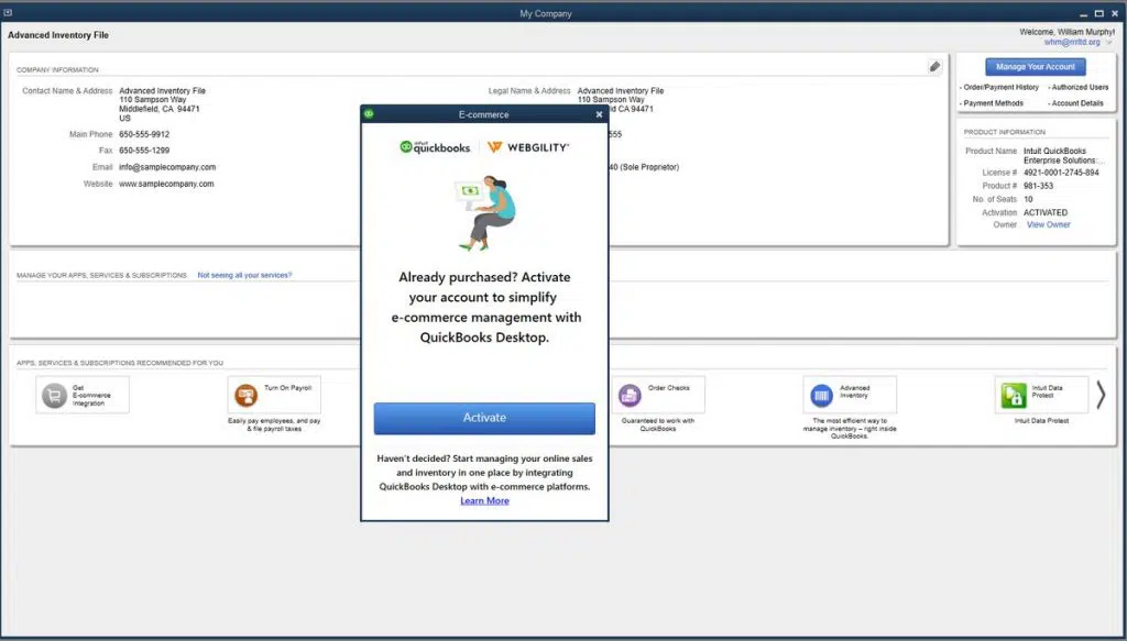 E-commerce for QuickBooks with Webgility - Image