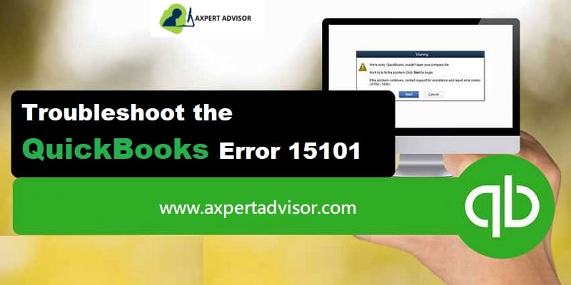 Resolve QuickBooks error code 15101 when updating Desktop or Payroll - Featured Image