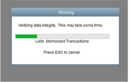 Your data has lost integrity - Screenshot
