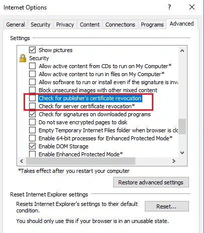 Check for publisher’s certification - Image