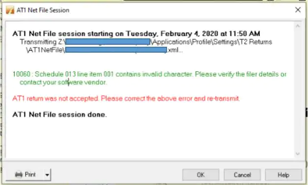 QuickBooks Error message 10060 - Image