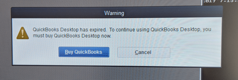 QuickBooks desktop has expired - Image 2