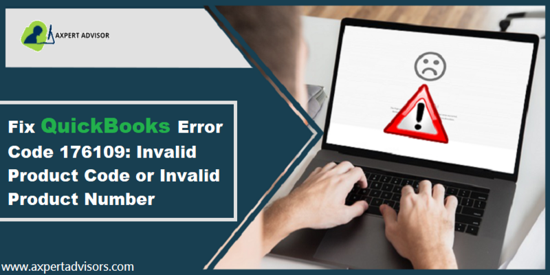 Fix QuickBooks Error code 176109 (Invalid Product Code or Invalid Product Number) - Featuring Image