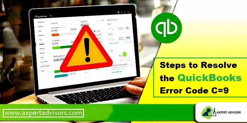 How to Resolve QuickBooks Error Code C=9 - Featuring Image