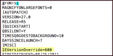 IEVersionOverride=600 - Image