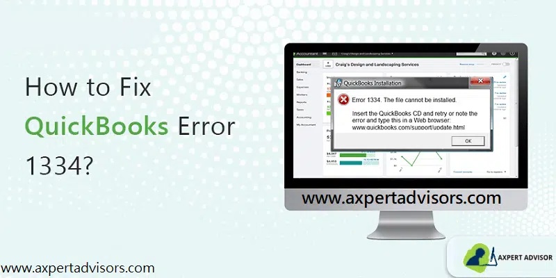 Fixing Error 1334 when installing, updating or repairing QuickBooks - Featuring Image