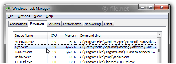 Windows Task Manager - Image