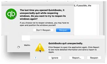 QuickBooks quit unexpectedly error - Image