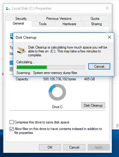 Disc Cleanup - Image