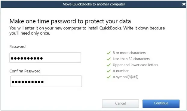 Move QuickBooks to another computer-2
