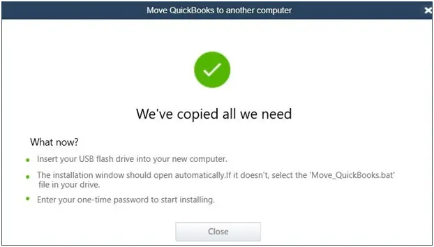Move QuickBooks to another computer-3
