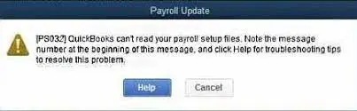 QuickBooks Error Code PS032