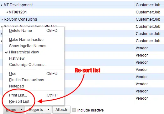 Re-sort list - Image