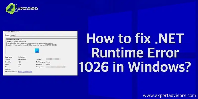 How to Fix QuickBooks .NET Runtime Error 1026?